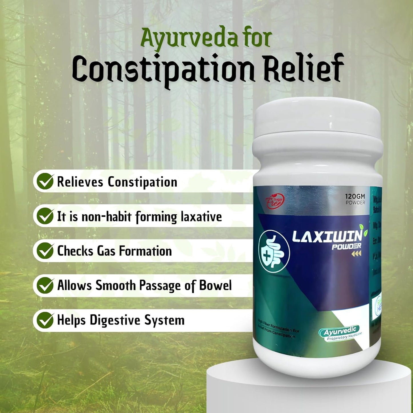 Sharvy Herbotec Laxiwin Powder 120gm