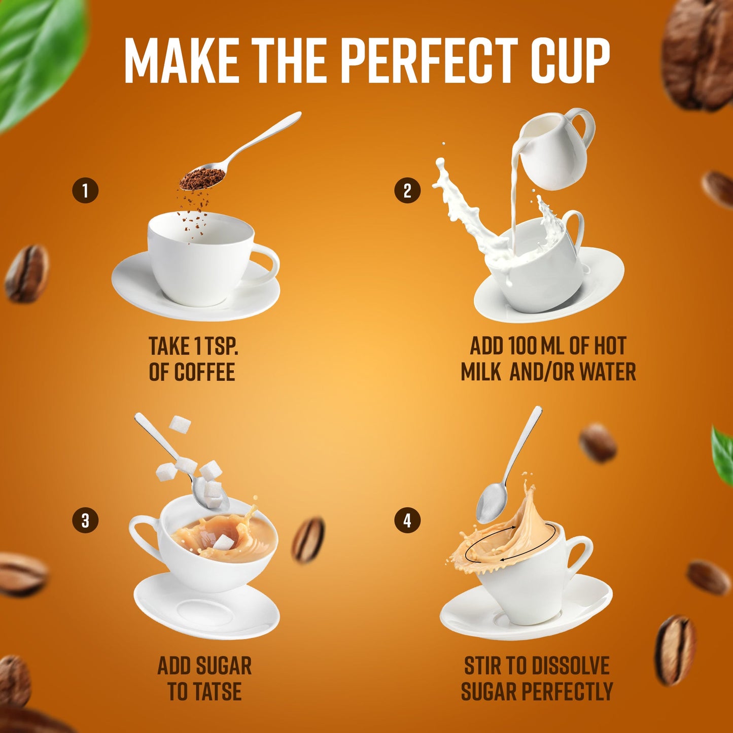 Vanalaya English Caramel Instant Coffee Caramel Flavoured Coffee