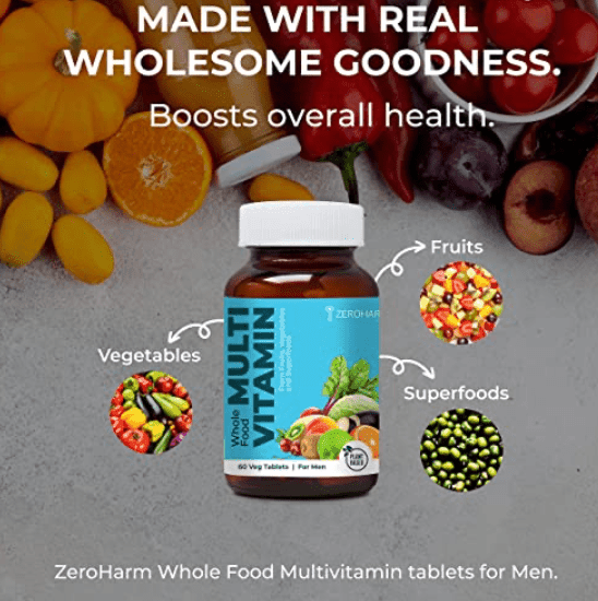 Zeroharm Sciences Multivitamin for Men Veg Tablet (60 Tablets)