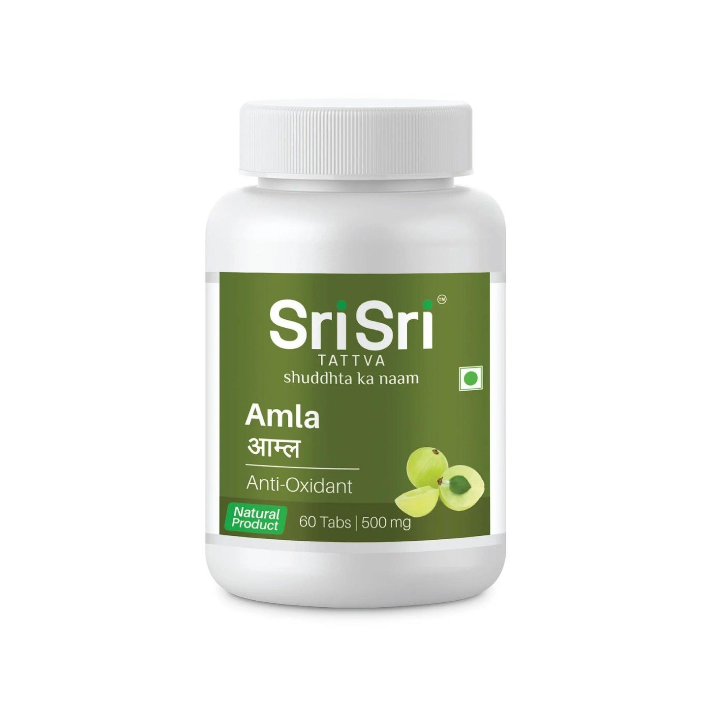 Sri Sri Tattva Amla Tablet - 500mg - 60 Tablets - Pack of 2