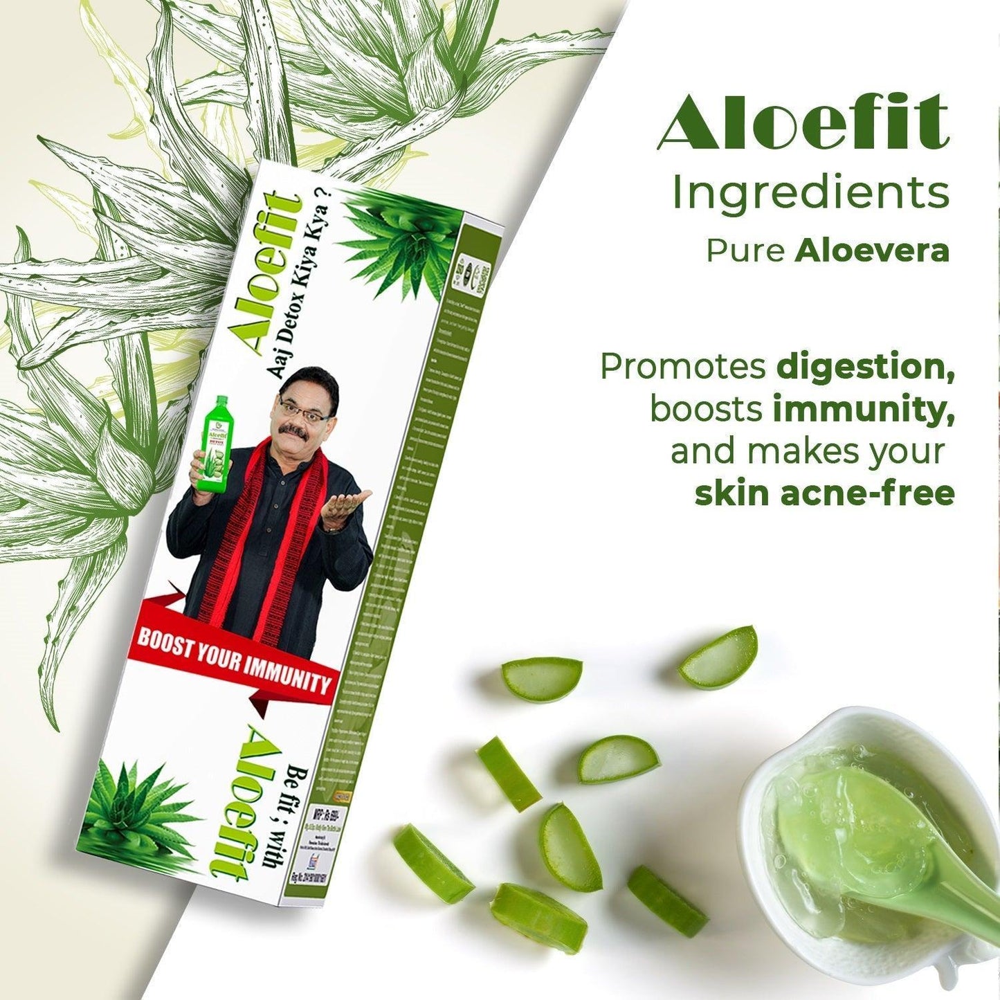 Pharma Science Aloefit Aloevera Detox Juice