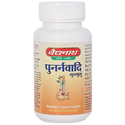 Baidyanath (Jhansi) Punarnavadi Guggulu Tablet - 80Tabs