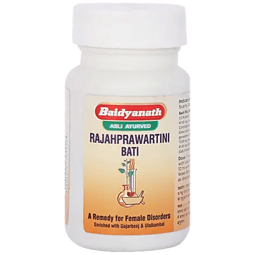 Baidyanath (Jhansi) Rajahprawartini Bati - 80 Tablets