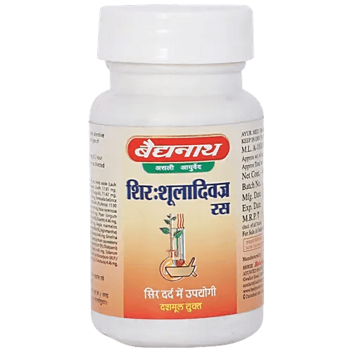 Baidyanath (Jhansi) Shirahshuladiwajra Ras Tablet - 40Tabs