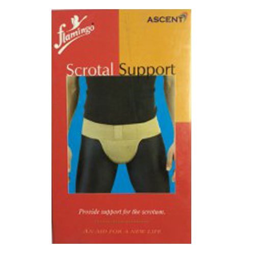 Flamingo Scrotal Support Black XL