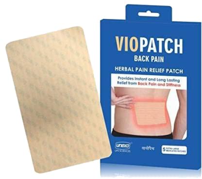 Viopatch Herbal Pain Relief Patch XL Back Pain 200cm - Pack of 5