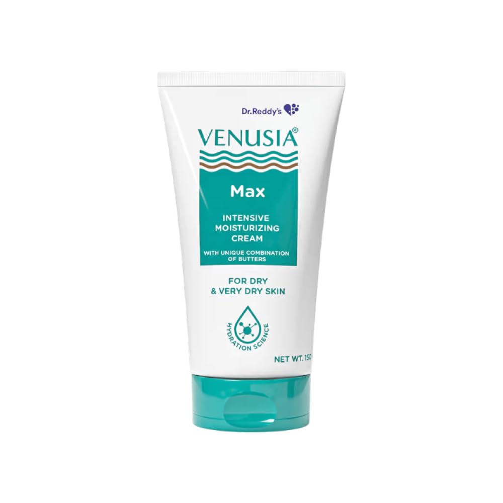 Venusia Max Intensive Moisturizing Cream | Face Care Product for Dry & Very Dry Skin | Repairs the Skin