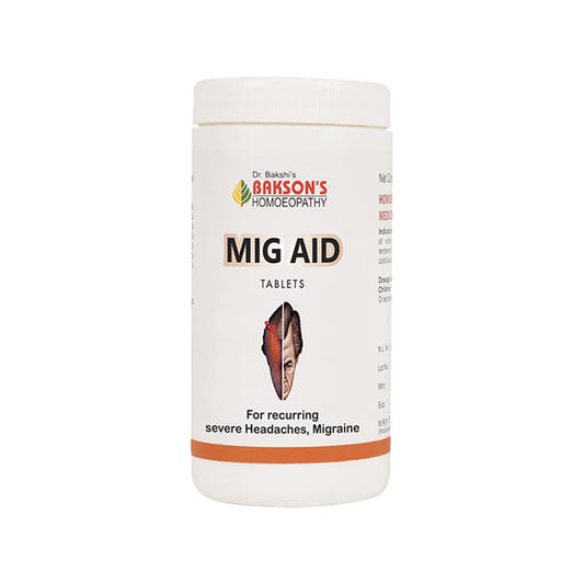 Bakson's Mig Aid Paediatric Tablet - 25gm - Pack of 2