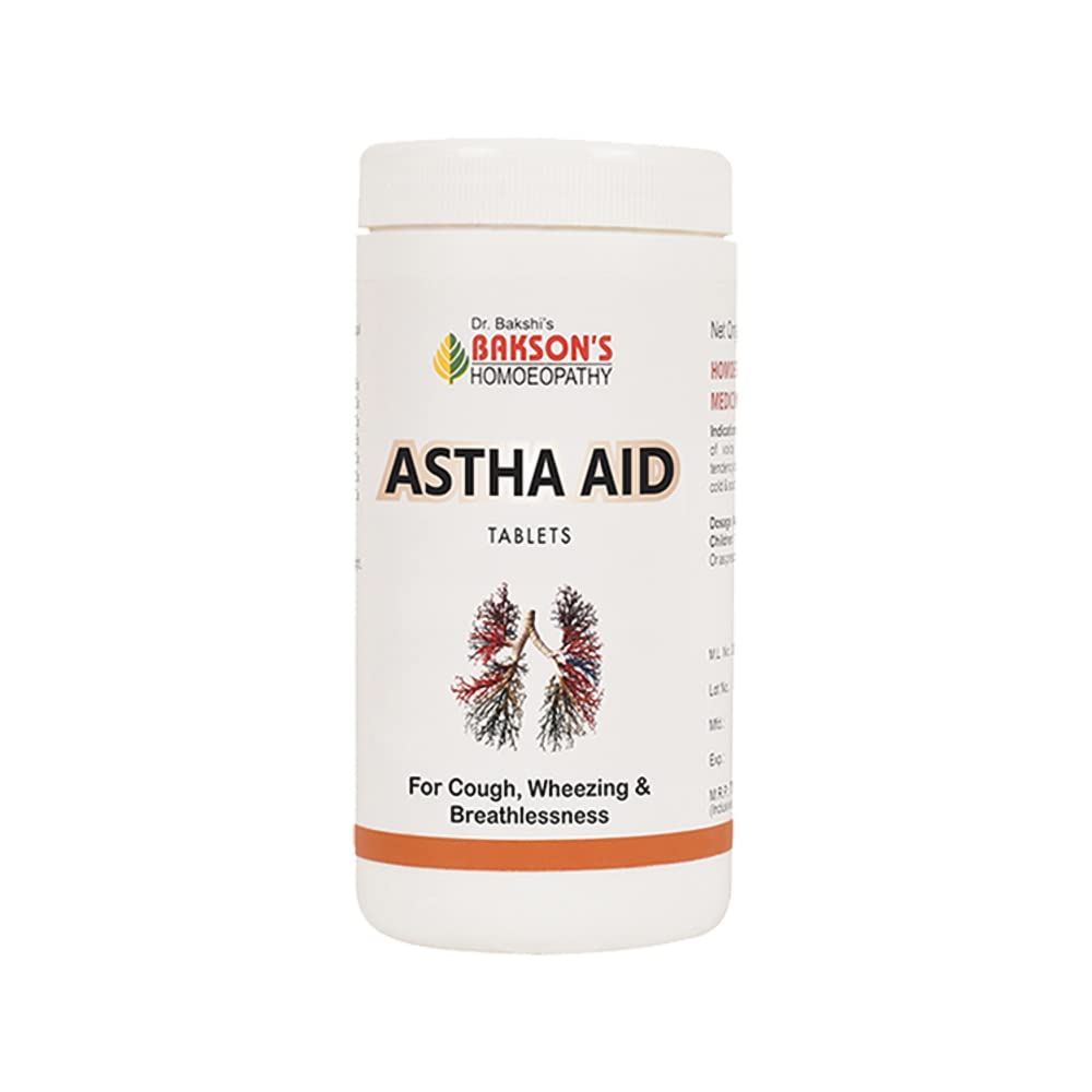 Bakson's Astha Aid Tablet - 75 Tablet - Pack of 2