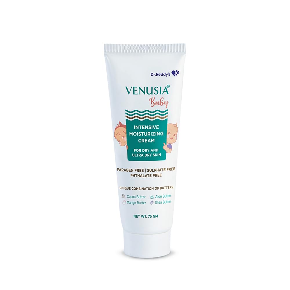 Venusia Baby Intensive Moisturizing Cream | For Dry & Ultra-Dry Skin | Paraben & Sulphate-Free