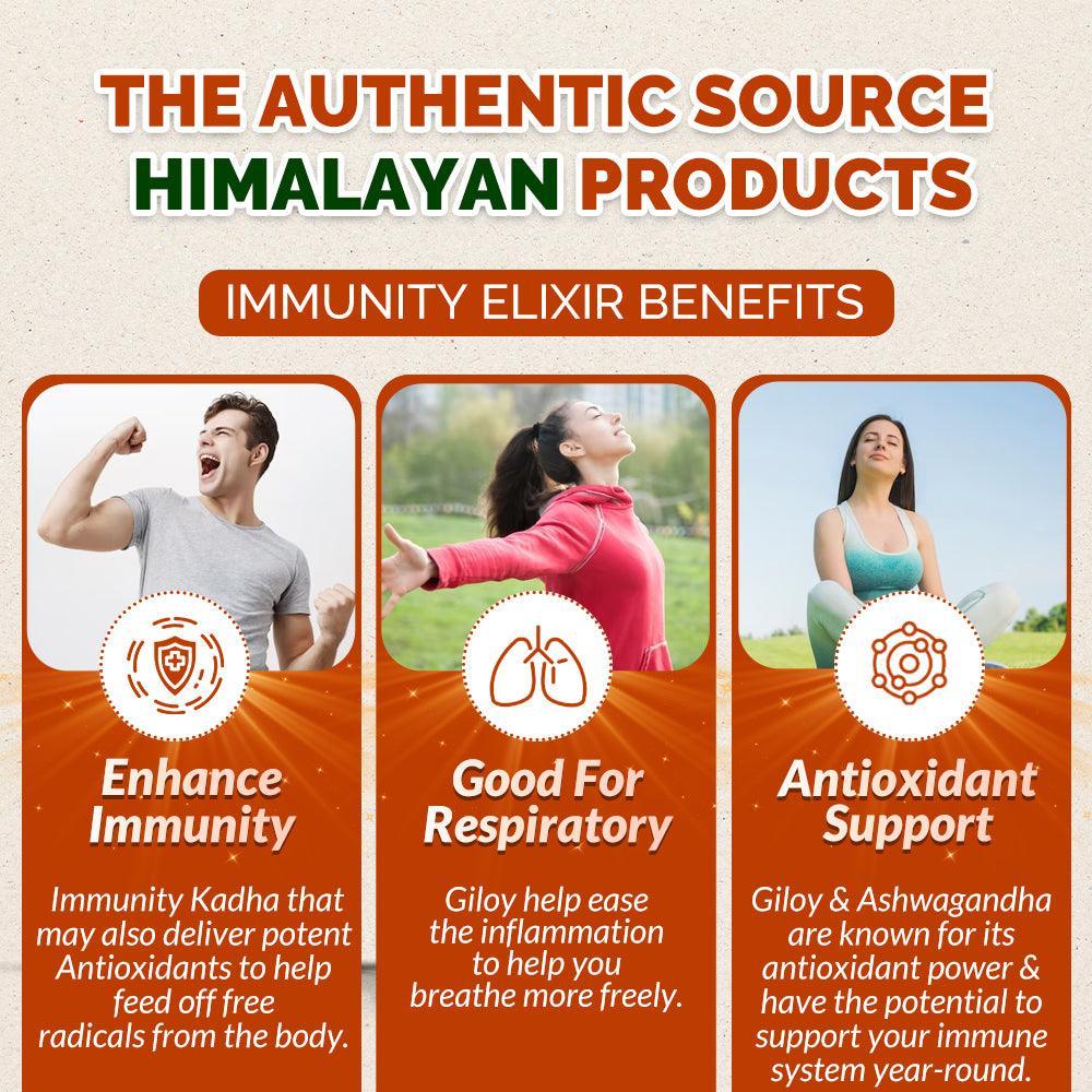 Divya Himalayan Super Immunity Elixir - 450ml Elixir (Pack of 2 & 3)