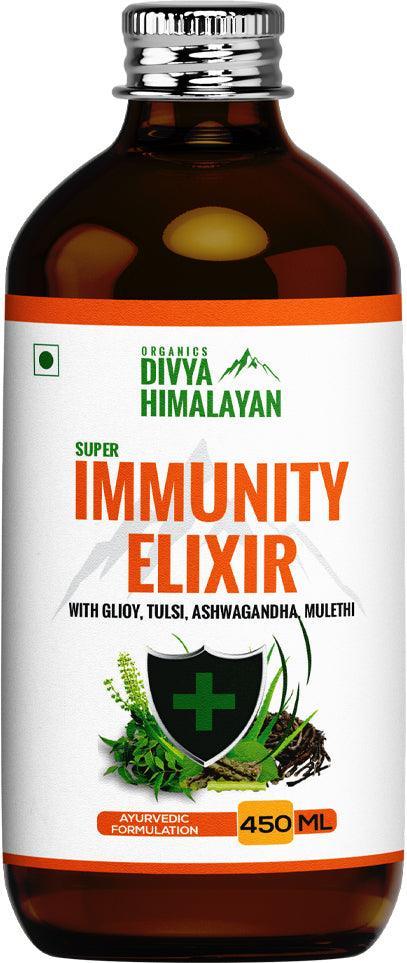 Divya Himalayan Super Immunity Elixir - 450ml Elixir (Pack of 2 & 3)
