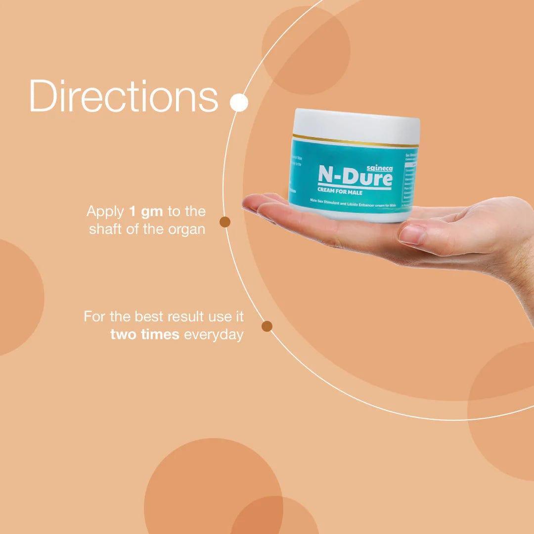 Sqineca N-Dure Cream for Male (50gm Each)