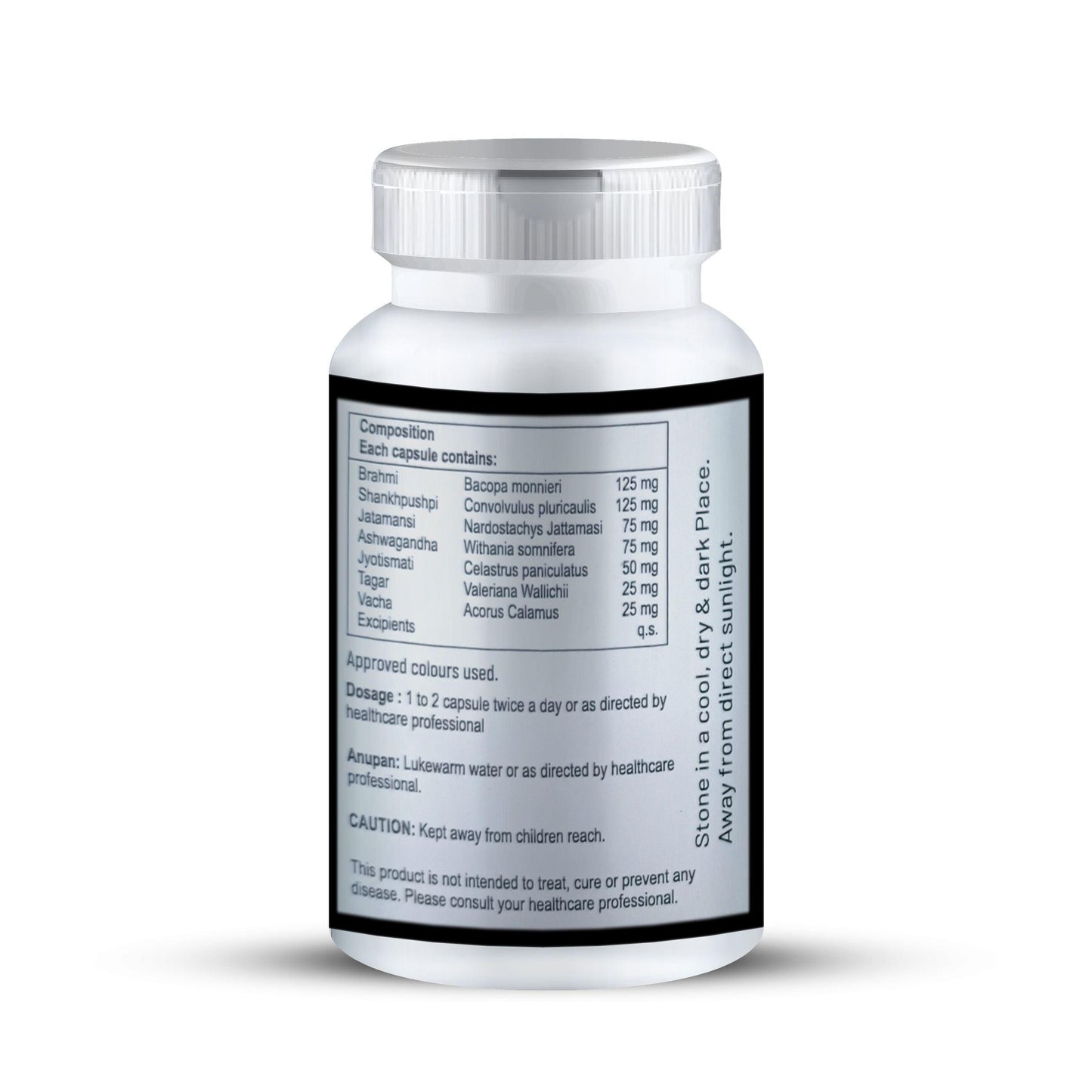 Zenius Anti Addiction Capsule for Nasha Mukti/Alcohol de Addiction (60 Capsules)