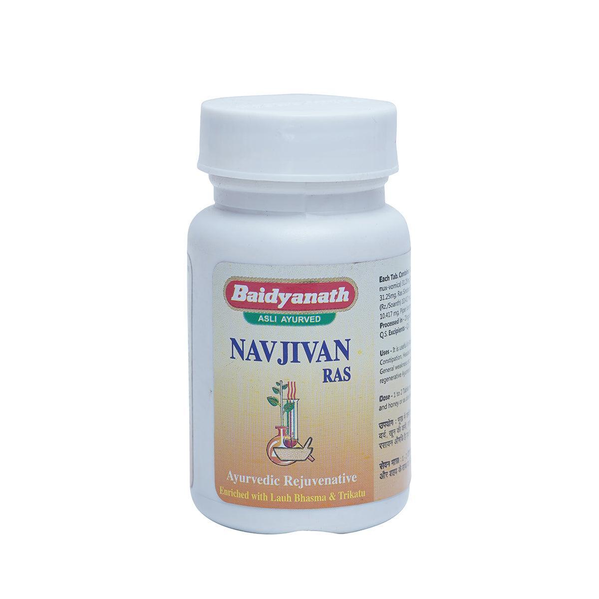 Baidyanath Jhansi Navjivan Ras - 40 Tab
