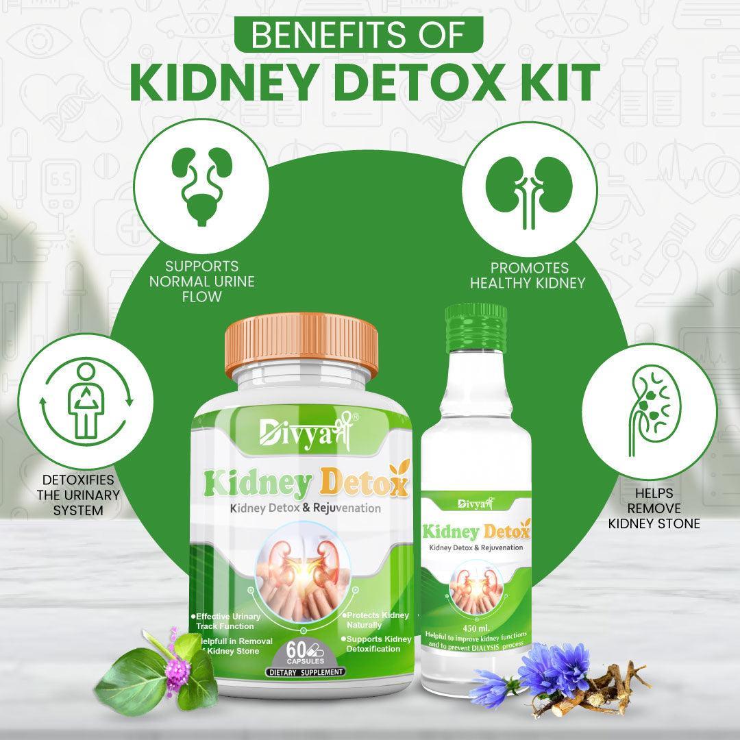 Divya Shree Kidney Detox Capsule & Syrup (Sugar Free)