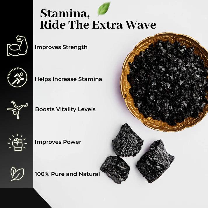 Health Veda Organics Gold Shilajit Capsule for Stamina, Vitality & Strength Capsule