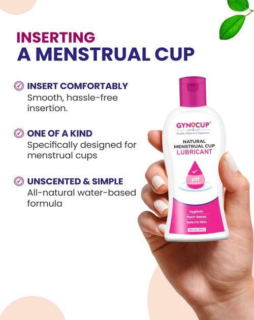 Gynocup Natural Menstrual Cup Lubricant