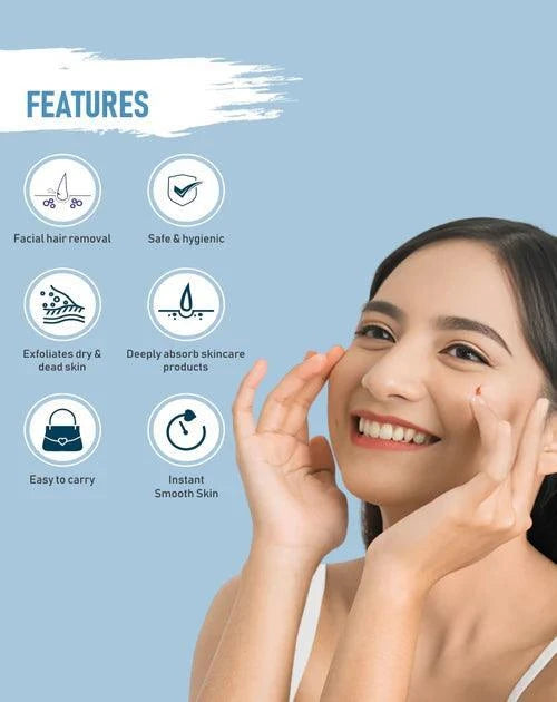 GynoCup Women Glossy Face Razor (Set-3)