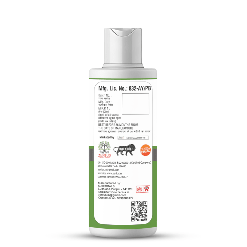 Zenius Hair Oil - Nourishing Oil for Hair Growth, Strength, and Damage Repair - 200ml Liquid