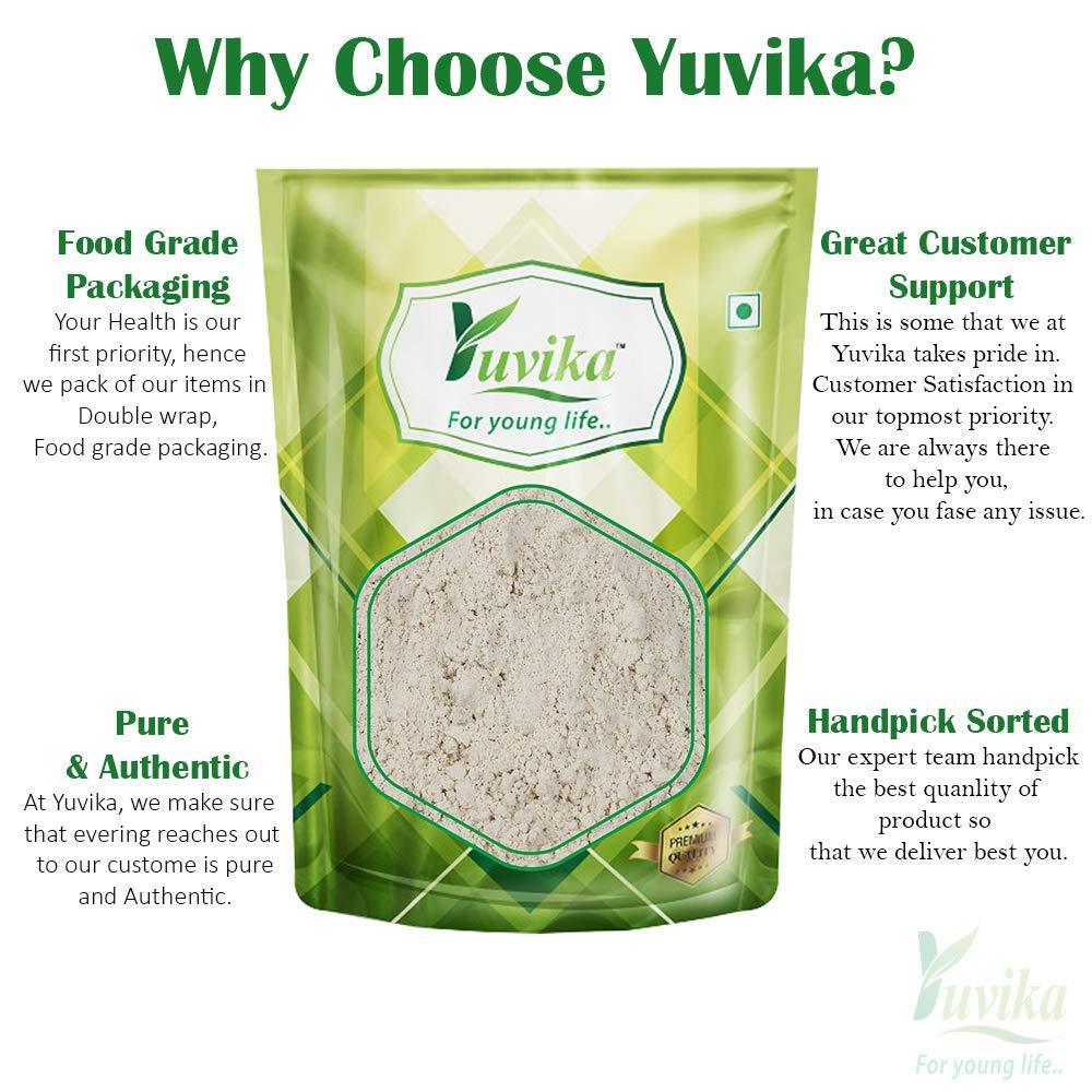 YUVIKA Beej Kaunch Safed Powder (without Peel) - Mucuna Pruriens - White Kaunch Seeds Powder - Cowhage
