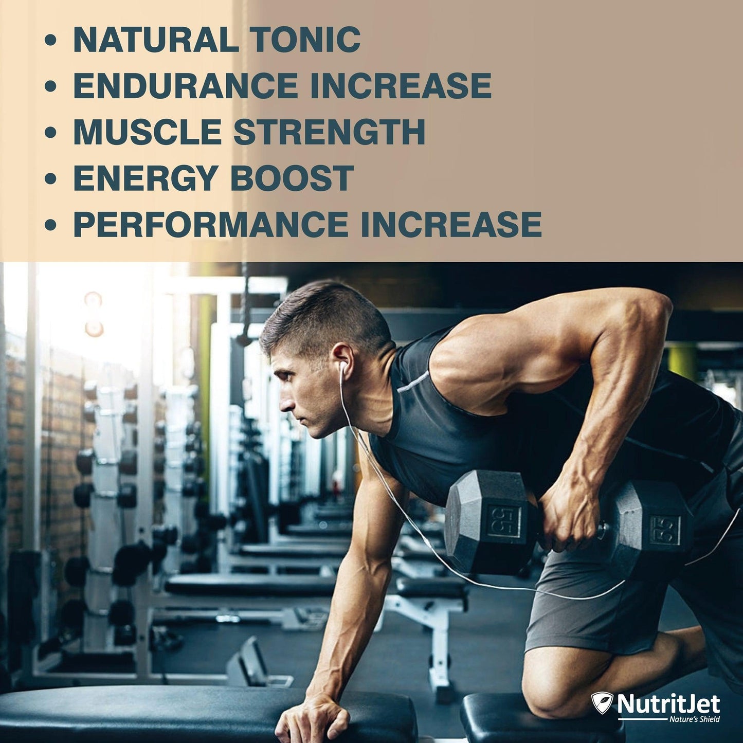NutritJet Testosterone Booster Tablet - 60 Tablets