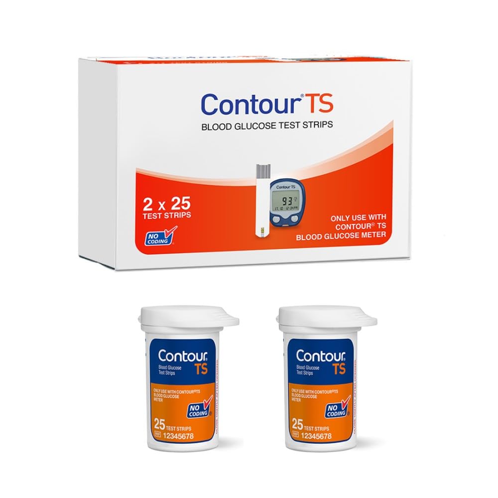 Contour TS Blood Glucose Test Strip (Only Strips) - 50 Strips