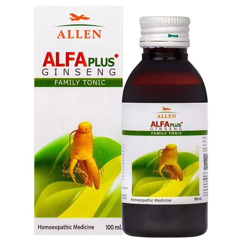 Allen Alfa Plus Ginseng Family Tonic - 200ml - Pack of 2