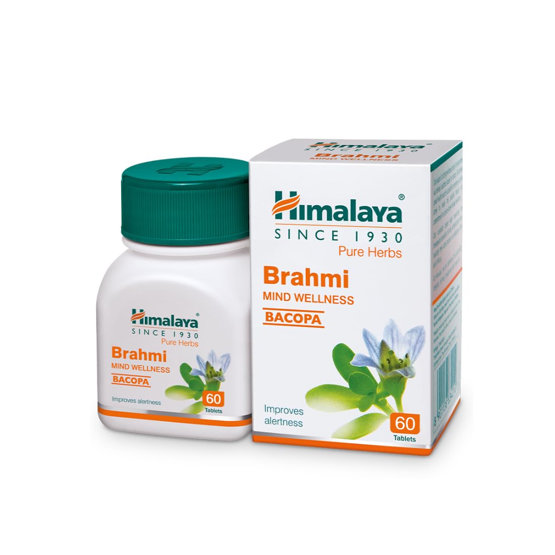 Himalaya Brahmi Tablets | Mind Wellness| Improve Alertness Tablet -  60 Tablets