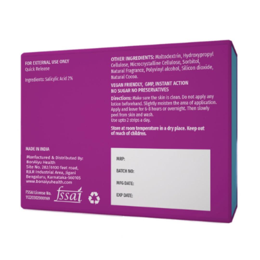 Bonaiyu Acne Clearing Salicylic Acid Strip - 30 Strip