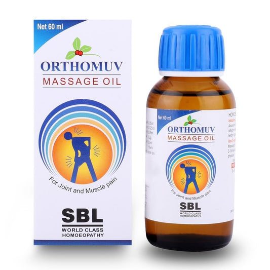 SBL Orthomuv Massage Oil - 60ml - Pack of 2