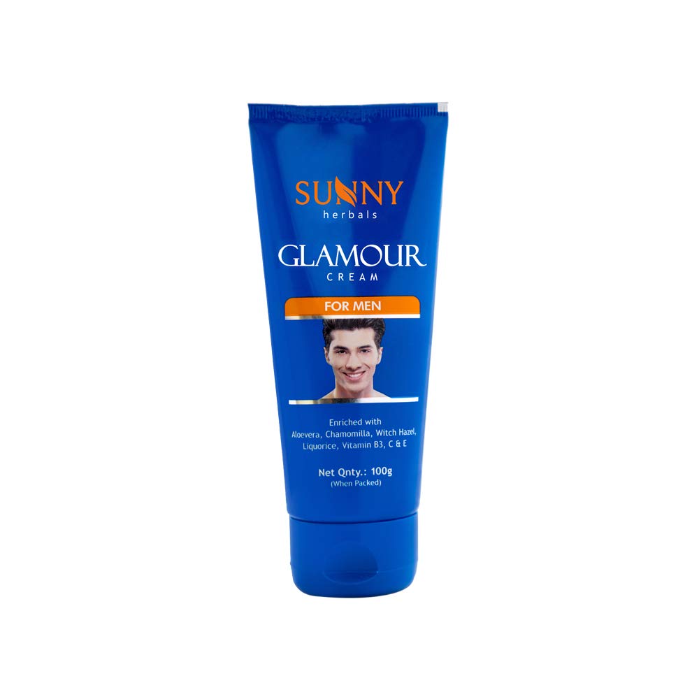 Sunny Herbals Glamour Cream for Reducing Dark Spots | For Men - 100gm