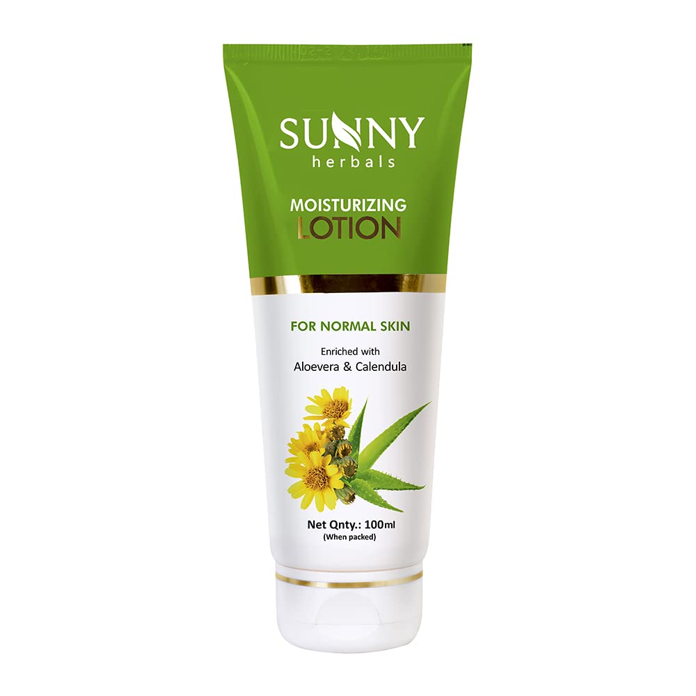 Sunny Herbals Moisturizing Lotion with Aloevera & Calendula - 100ml
