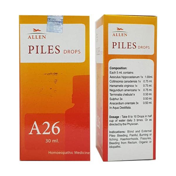 Allen A26 Piles Drop - 30ml