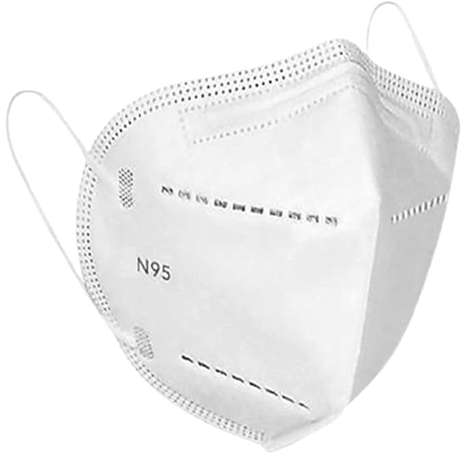 Piramal N95 Face Mask Fabrics BIS Certified Ace Defense Overhead - Protective 5 Layers of Filtration, Anti-Microbial, Economical, Non-Collapsible