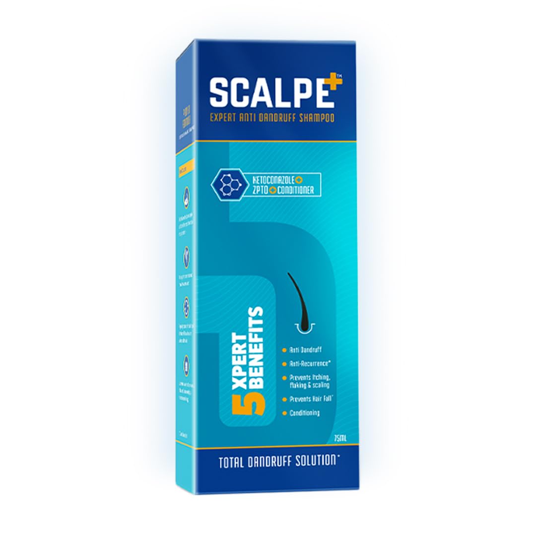 Scalpe+ Expert Anti Dandruff | Hair Care Shampoo - 75gm