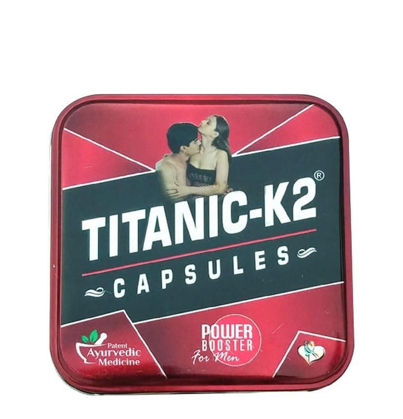Titanic K2 Power Booster Capsule for Men (6 Each)