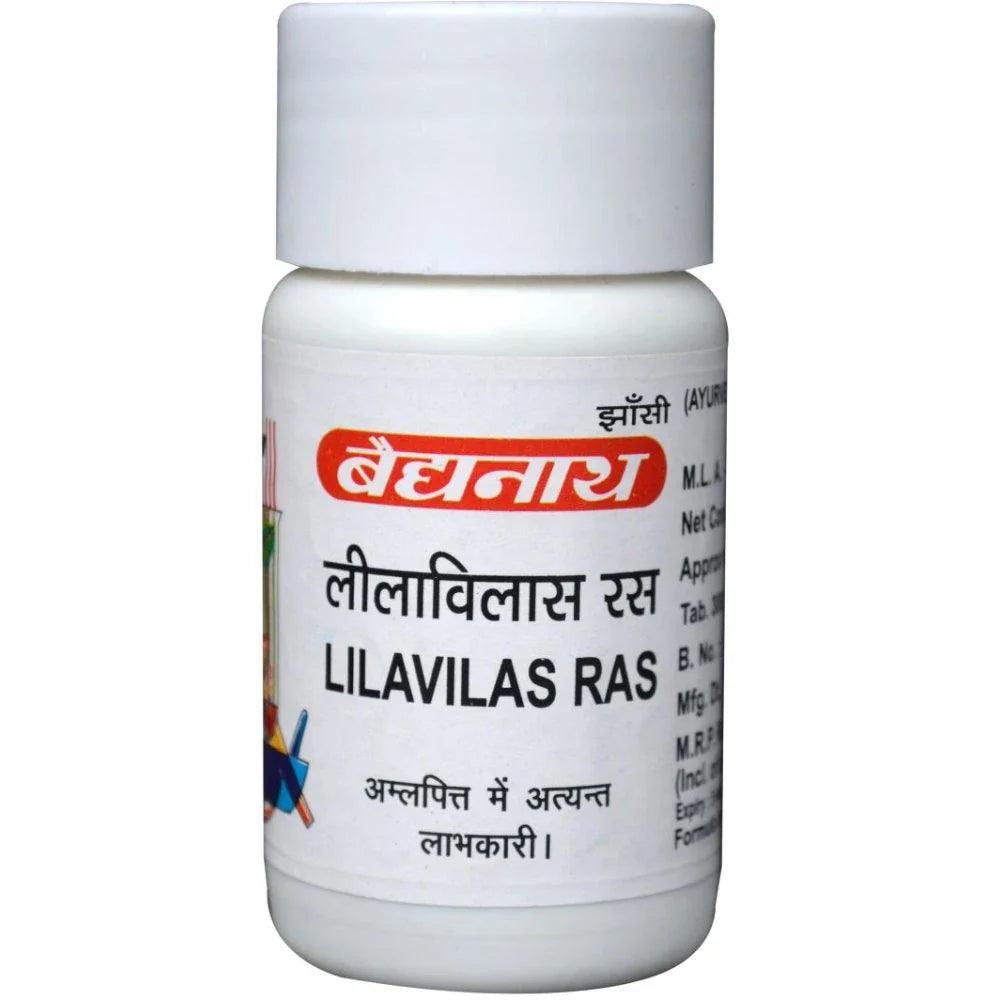 Baidyanath (Jhansi) Lilavilas Ras Tablets - 40 Tabs