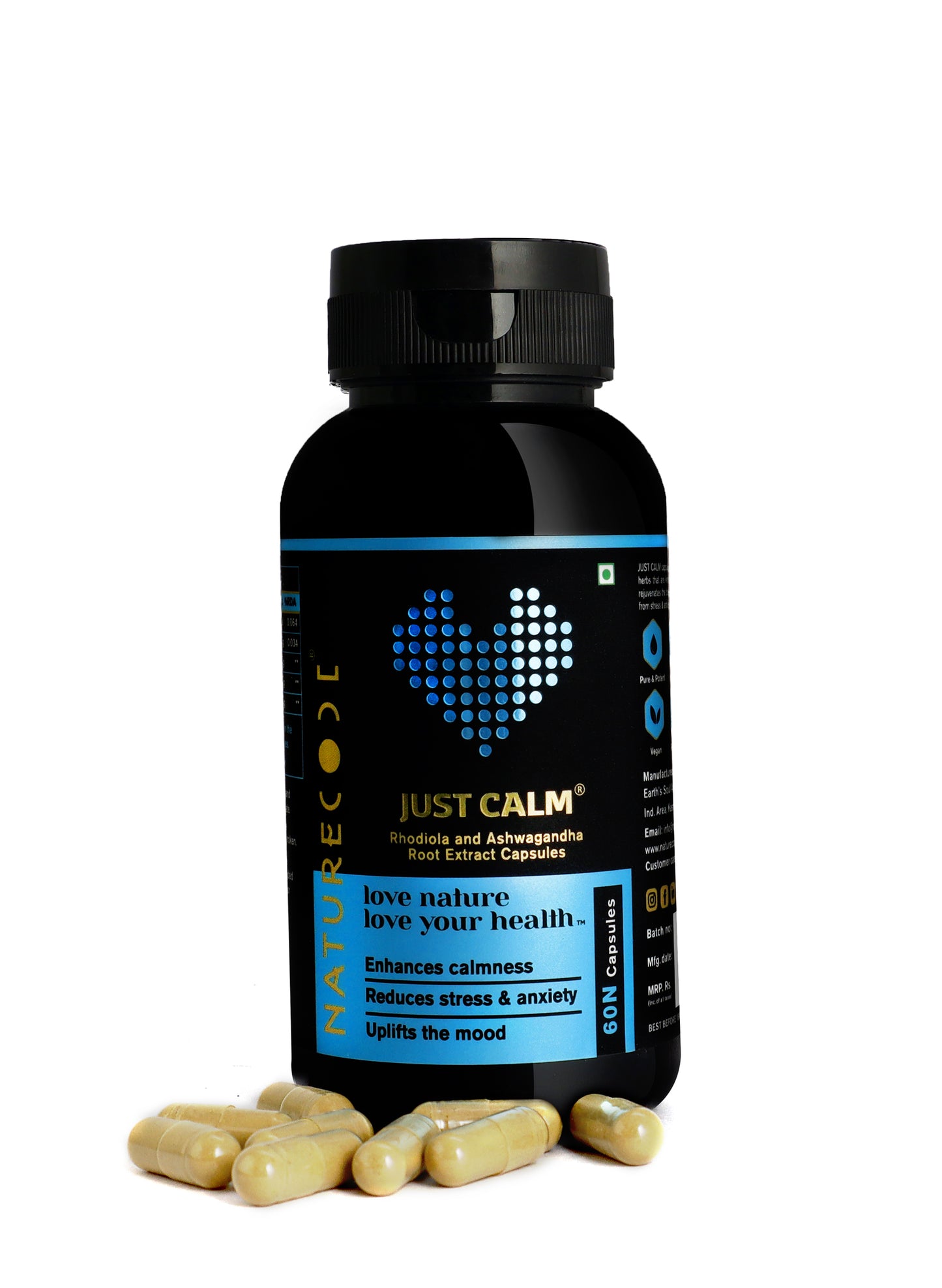 Nature Code Just Calm Capsule - 60 Capsules