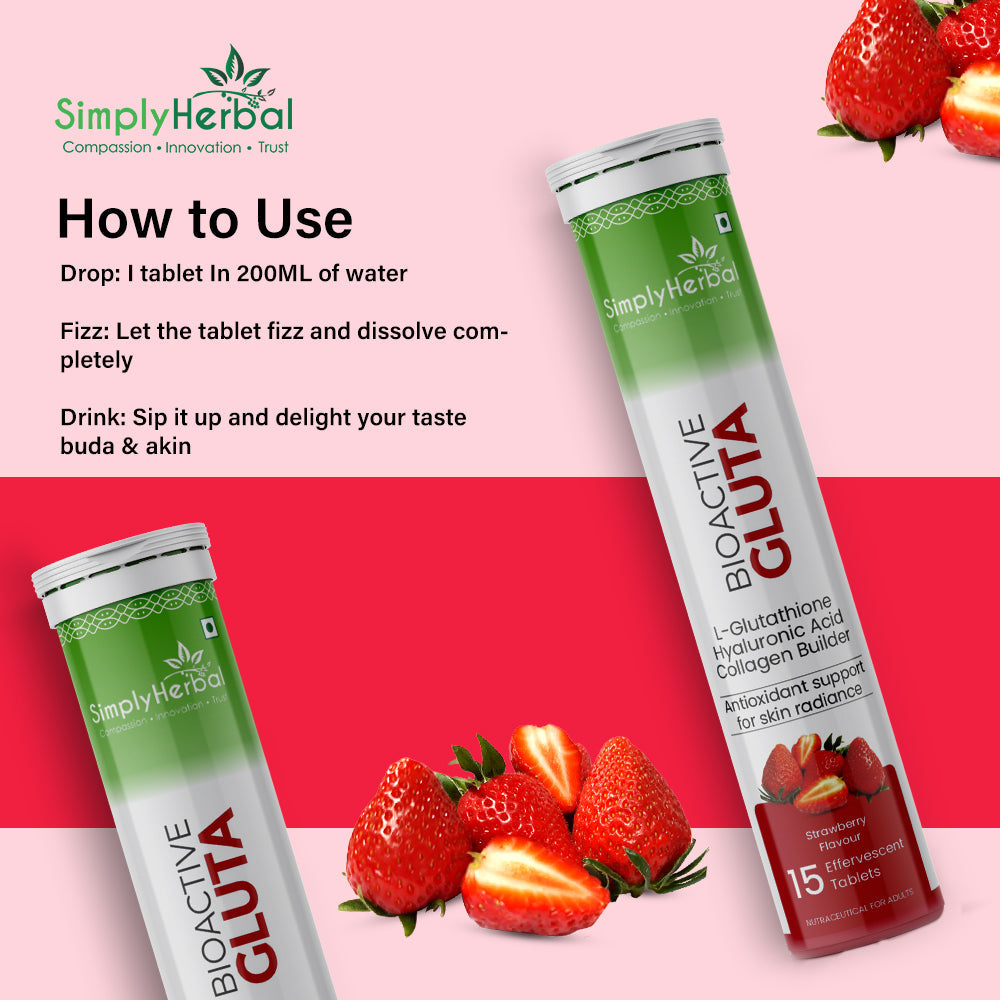 Simply Herbal Bioactive Gluta Effervescent Tablets