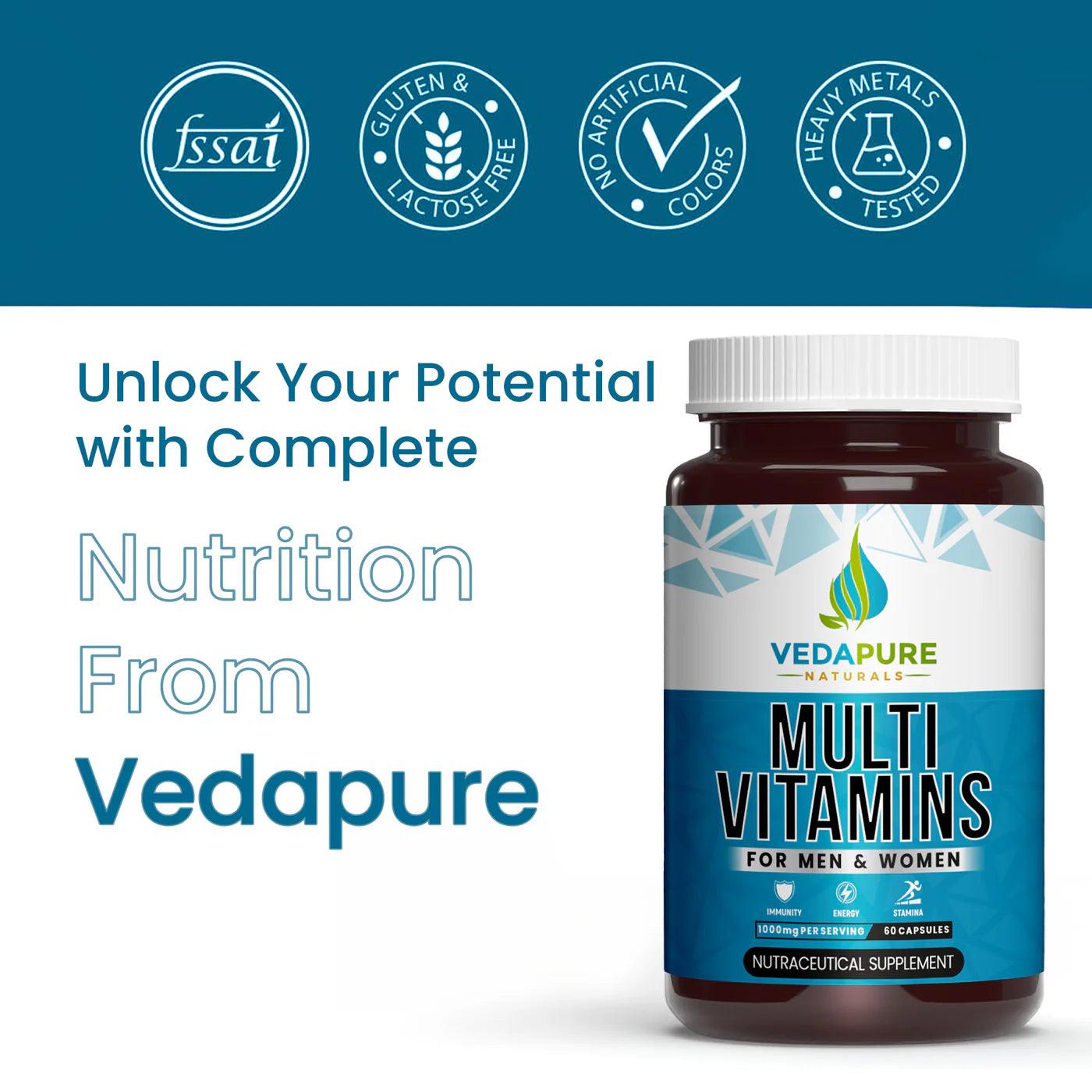Vedapure Multivitamin & Multiminerals for Men & Women Capsule