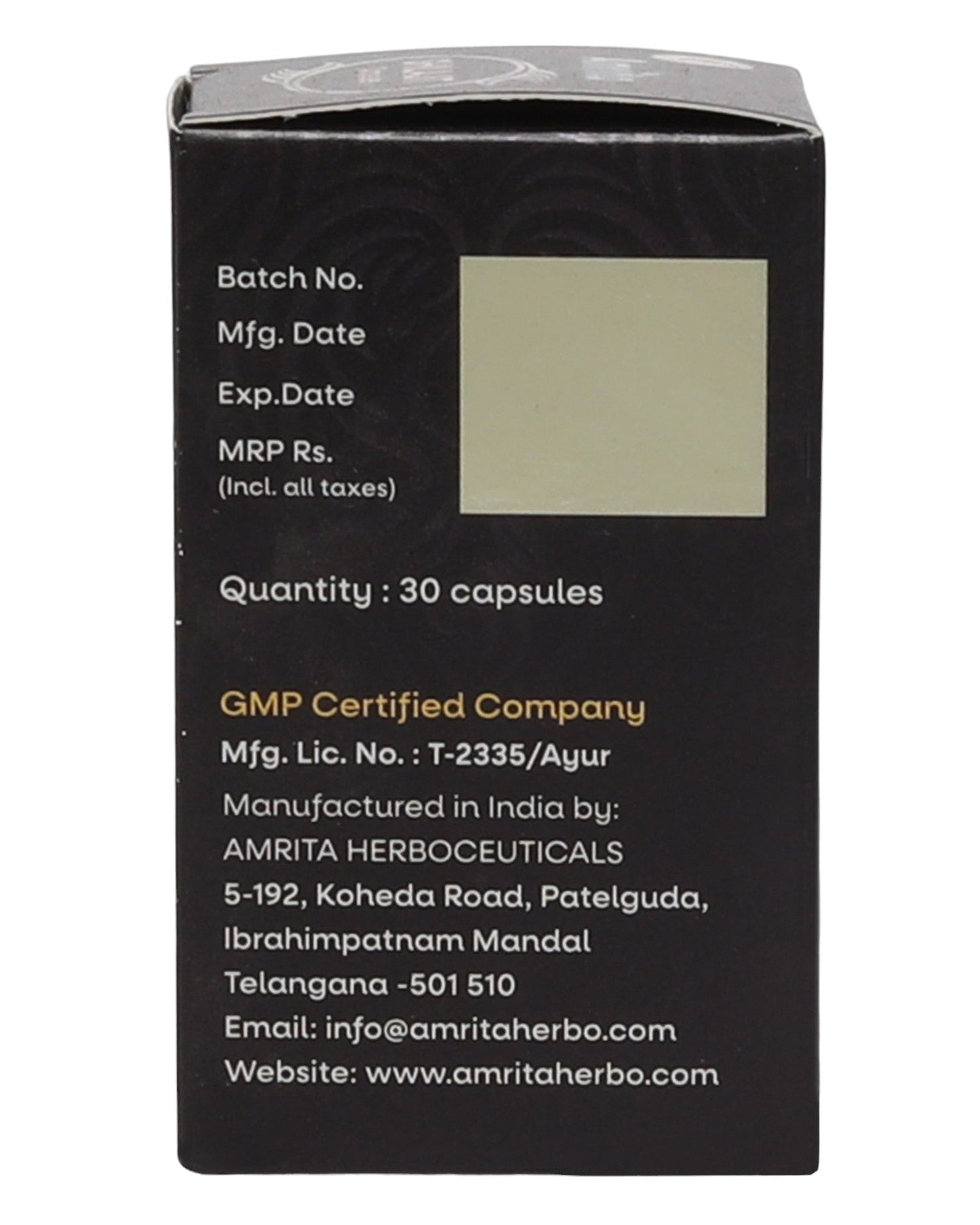 Amrita Shilajit Capsule - 30 Capsules