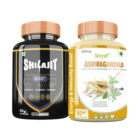 Divya Shree Ashwagandha & Shilajit Capsule Sexual Health Combo