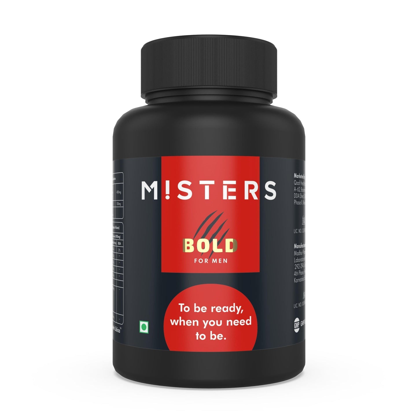 Misters Misters Bold for men | Men’s Wellness Supplement | 60 Capsules