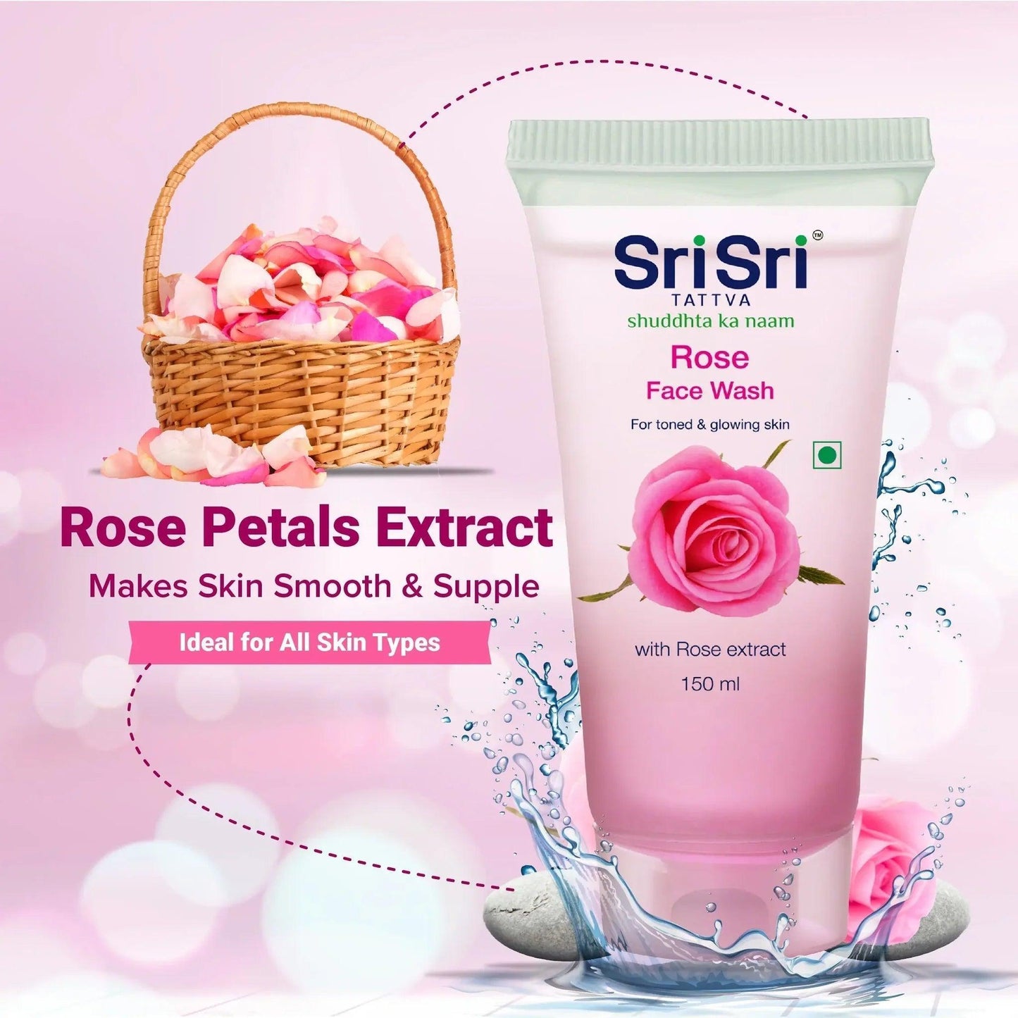 Sri Sri Tattva Rose Face Wash