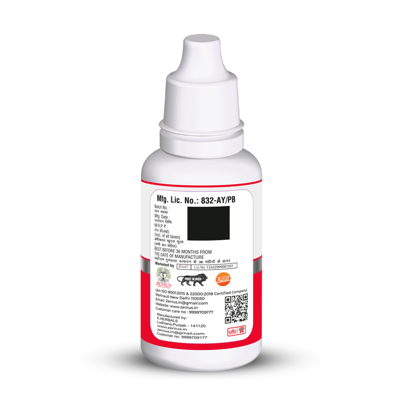 Zenius Liver Care Drops - Detoxifying Herbal Drops for Liver Health, Digestion, and Energy Boost - 30ml Drops