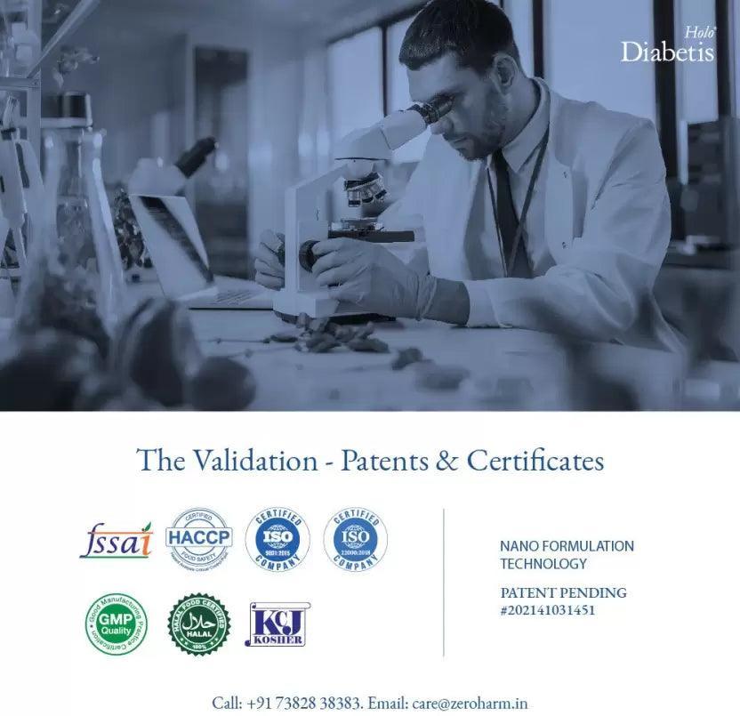 Zeroharm Sciences Holo Diabetis Tablet