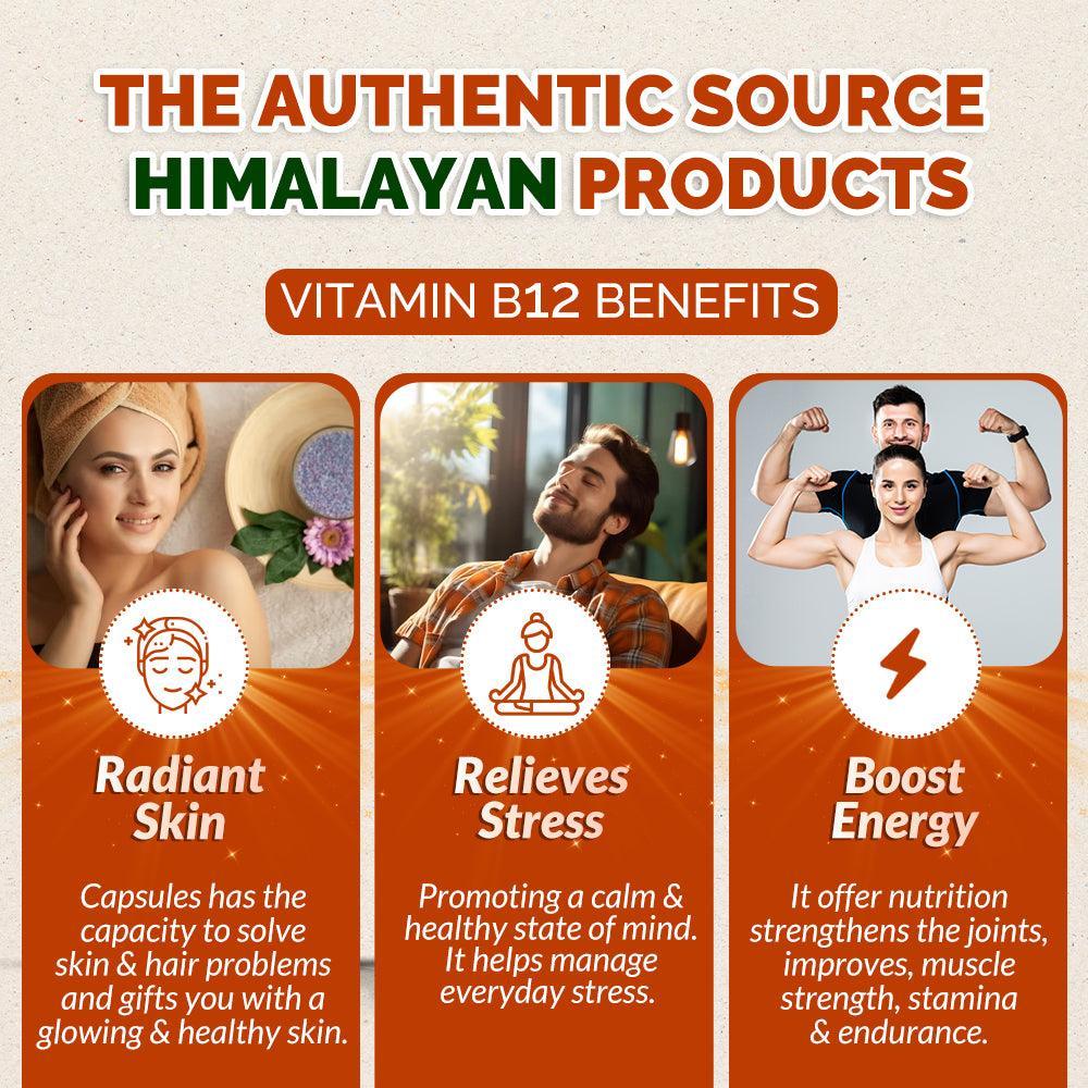 Divya Himalayan Vitamin B12 Capsule - 60 Capsules (Pack of 2)