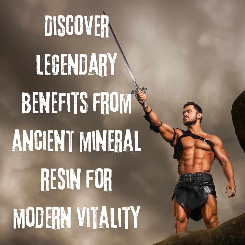 Pure Nutrition Shilajit Gold Resin with Ashwagandha & Natural Ayurvedic Ingredients | Supports Energy, Stamina & Well-Being - 20g