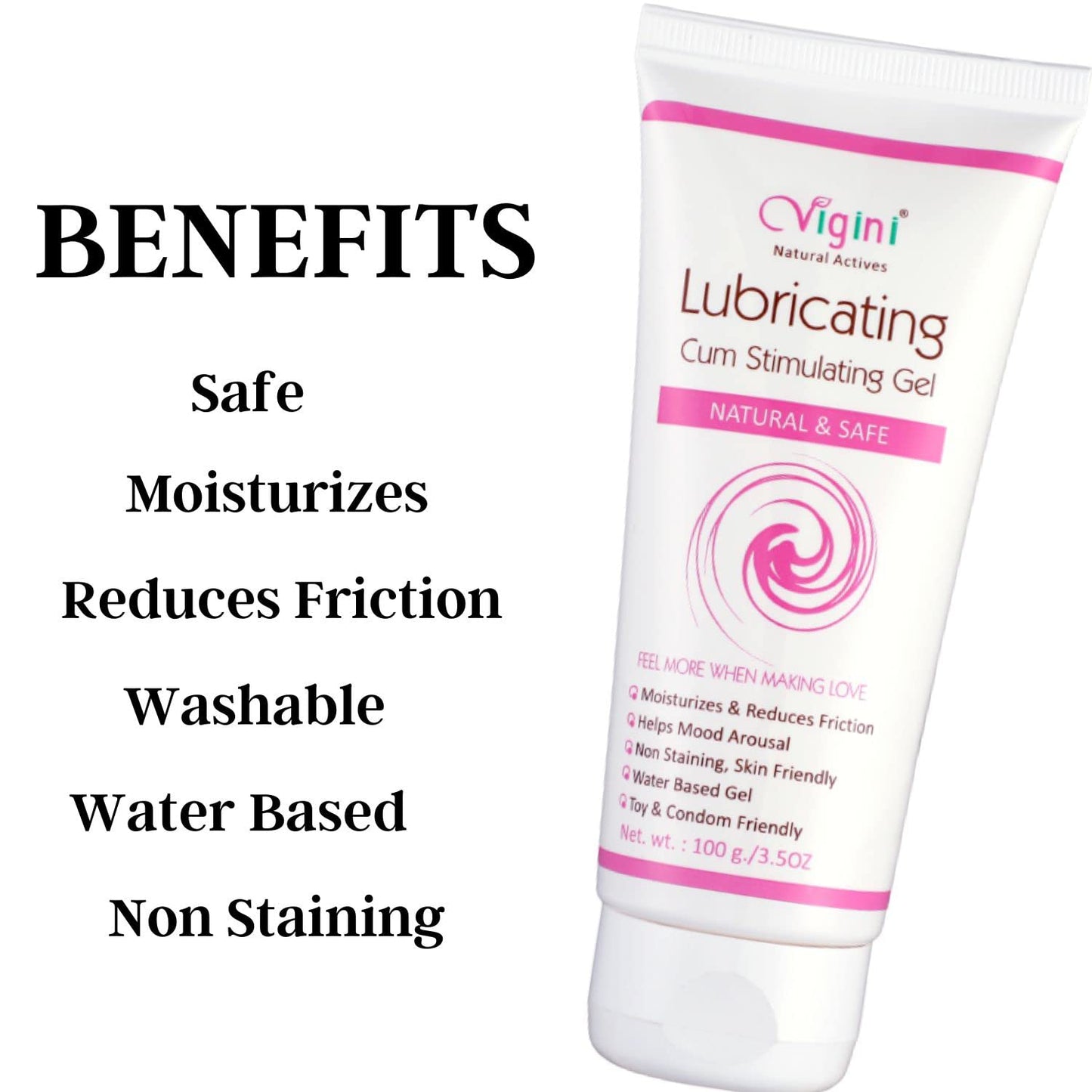 Vigini Lubricating cum Stimulating Gel Lubricant for Women Gel